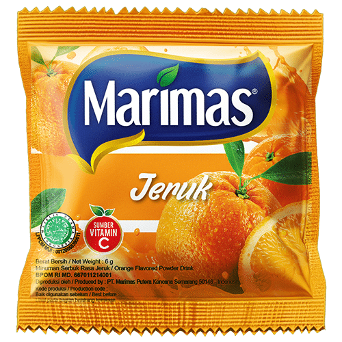 Marimas sachet jeruk