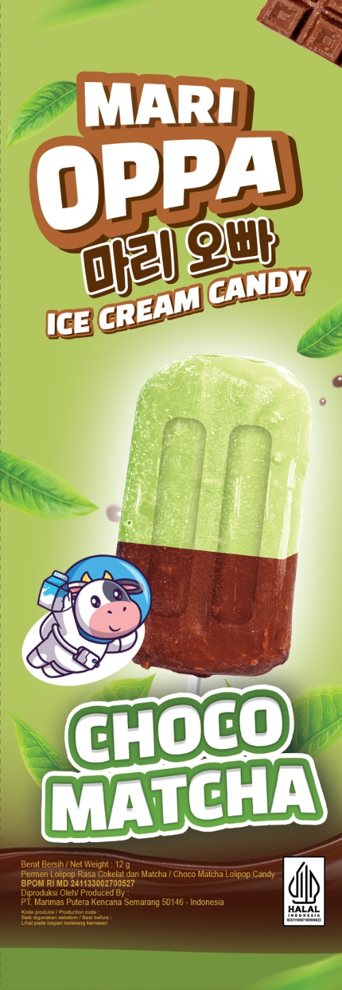 MariOppa Permen ICE CREAM CHOCO MATCHA