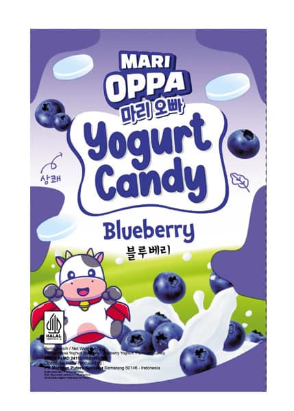 MariOppa Yogurt Candy Blueberry