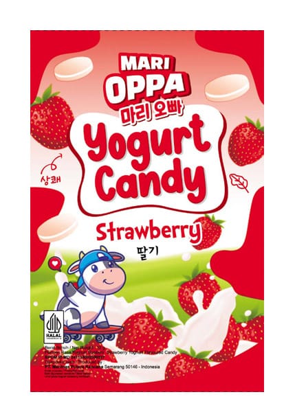 MariOppa Yogurt Candy Strawberry